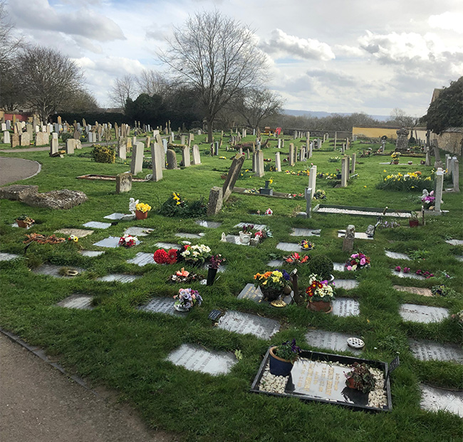 Graves at St Mary's Church Yard