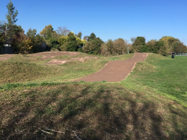 jumps at the bmx track