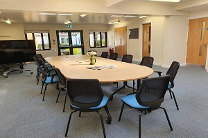 main table set up