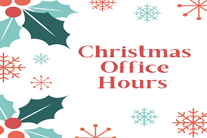 Christmas Office Hours